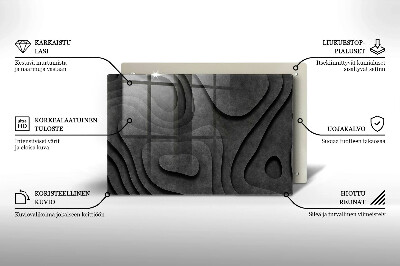 Grabkerze Untersetzer 3D-Steinformen