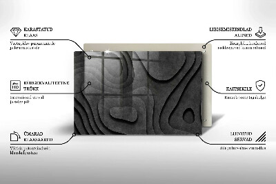 Grabkerze Untersetzer 3D-Steinformen