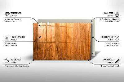 Glasplatte für Grabkerzen Holzbretter