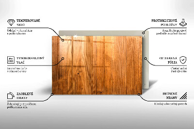 Glasplatte für Grabkerzen Holzbretter