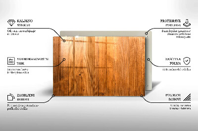 Glasplatte für Grabkerzen Holzbretter