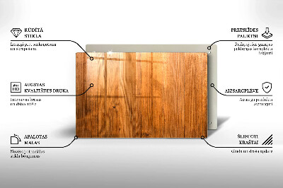 Glasplatte für Grabkerzen Holzbretter