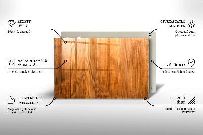 Glasplatte für Grabkerzen Holzbretter