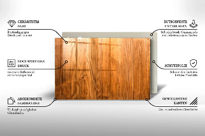 Glasplatte für Grabkerzen Holzbretter