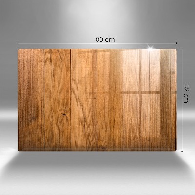 Glasplatte für Grabkerzen Holzbretter