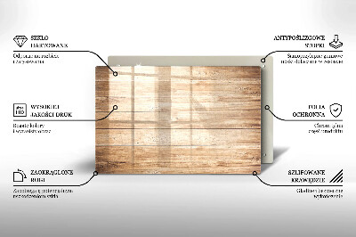 Glasuntersetzer für Grabkerze Holzbretter