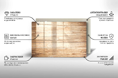 Glasuntersetzer für Grabkerze Holzbretter