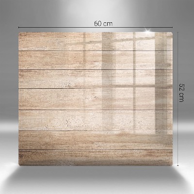 Glasuntersetzer für Grabkerze Holzbretter