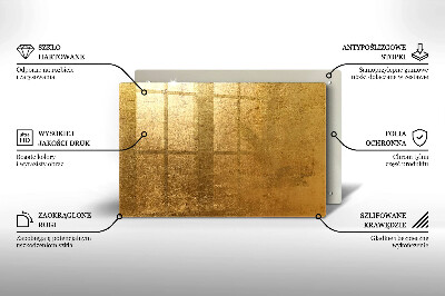 Glasplatte für Grabkerzen Goldbeschaffenheitshintergrund