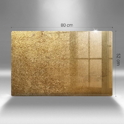 Glasplatte für Grabkerzen Goldbeschaffenheitshintergrund