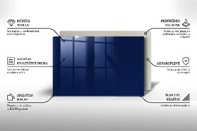 Grabkerzen Unterlage Farbe blau