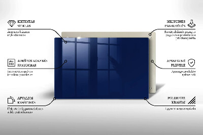 Grabkerzen Unterlage Farbe blau