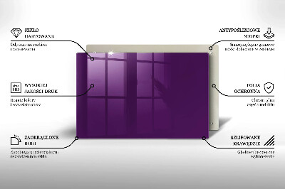 Grabkerze Untersetzer Violett