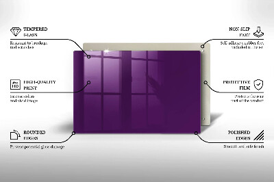 Grabkerze Untersetzer Violett