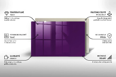 Grabkerze Untersetzer Violett