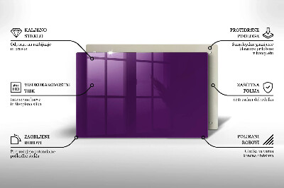 Grabkerze Untersetzer Violett