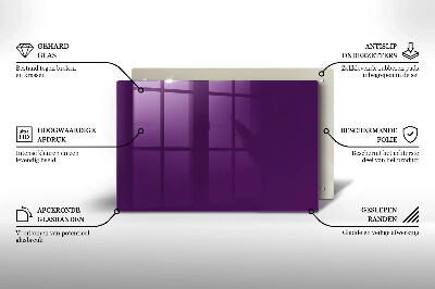 Grabkerze Untersetzer Violett