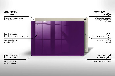 Grabkerze Untersetzer Violett