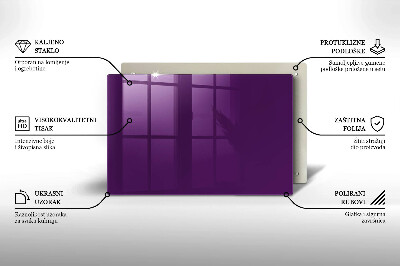 Grabkerze Untersetzer Violett