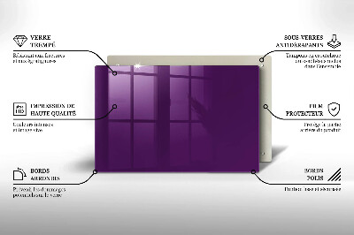 Grabkerze Untersetzer Violett