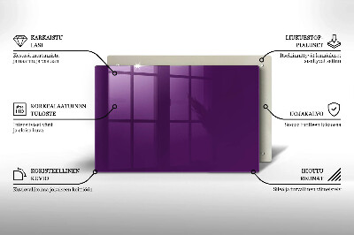 Grabkerze Untersetzer Violett