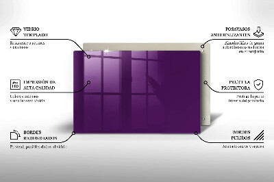 Grabkerze Untersetzer Violett