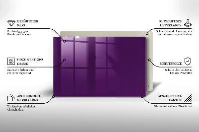 Grabkerze Untersetzer Violett