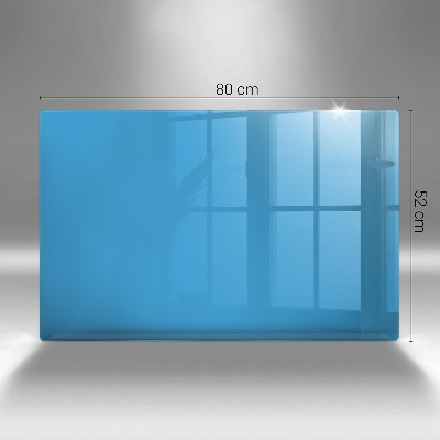 Glasplatte für Grabkerzen Farbe blau
