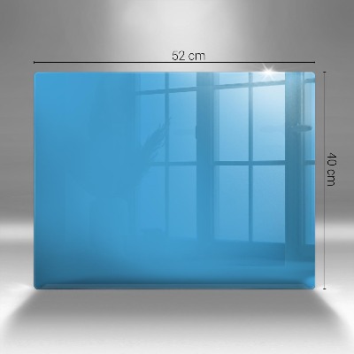 Glasplatte für Grabkerzen Farbe blau