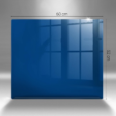 Glasunterlage für Grabkerzen Farbe blau