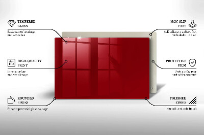 Grabkerzen Unterlage Farbe rot
