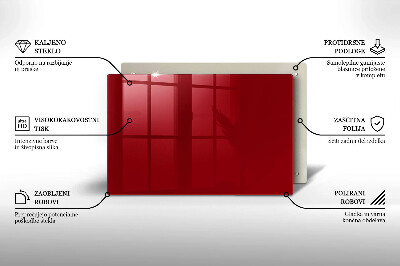 Grabkerzen Unterlage Farbe rot