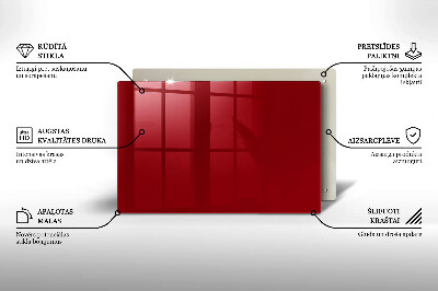 Grabkerzen Unterlage Farbe rot