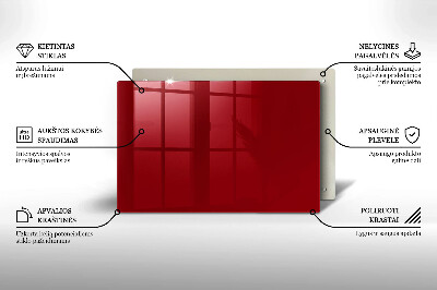 Grabkerzen Unterlage Farbe rot