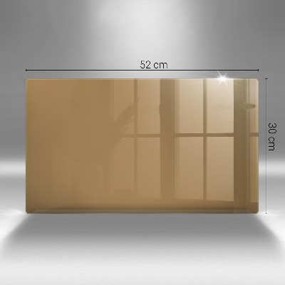 Glasuntersetzer für Grabkerze Beige Farbe