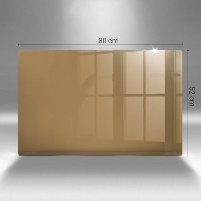 Glasuntersetzer für Grabkerze Beige Farbe