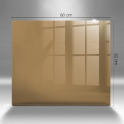 Glasuntersetzer für Grabkerze Beige Farbe