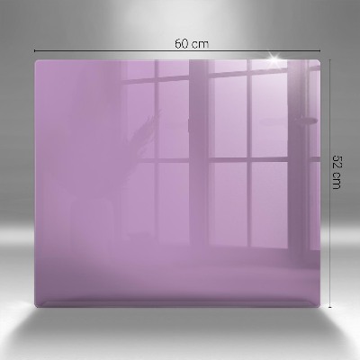 Glasunterlage für Grabkerzen Violett