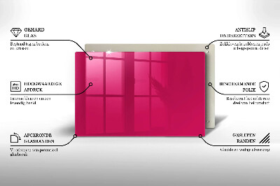 Untersetzer für Grabkerze Farbe rosa