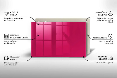 Untersetzer für Grabkerze Farbe rosa