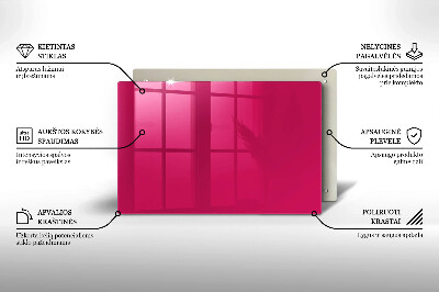 Untersetzer für Grabkerze Farbe rosa