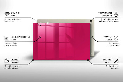 Untersetzer für Grabkerze Farbe rosa