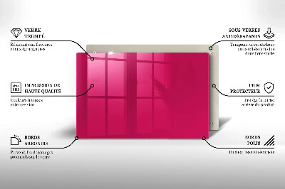 Untersetzer für Grabkerze Farbe rosa