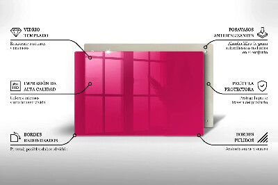 Untersetzer für Grabkerze Farbe rosa