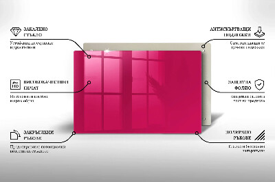 Untersetzer für Grabkerze Farbe rosa