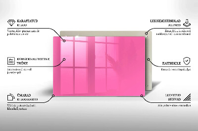 Grabkerze Untersetzer Farbe rosa