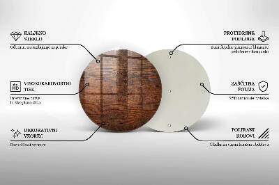 Grabkerzen Unterlage Dunkles Holzbrett