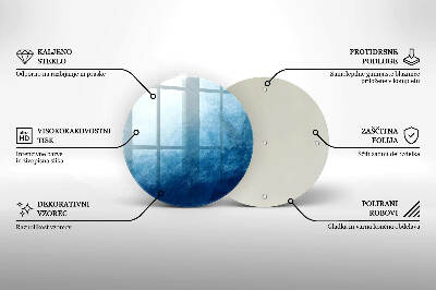 Glasunterlage für Grabkerzen Abstrakter Hintergrund