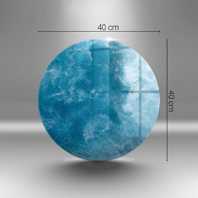 Grabkerze Untersetzer Blaues Wasser