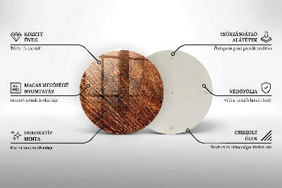 Grabkerzen Unterlage Holzstruktur